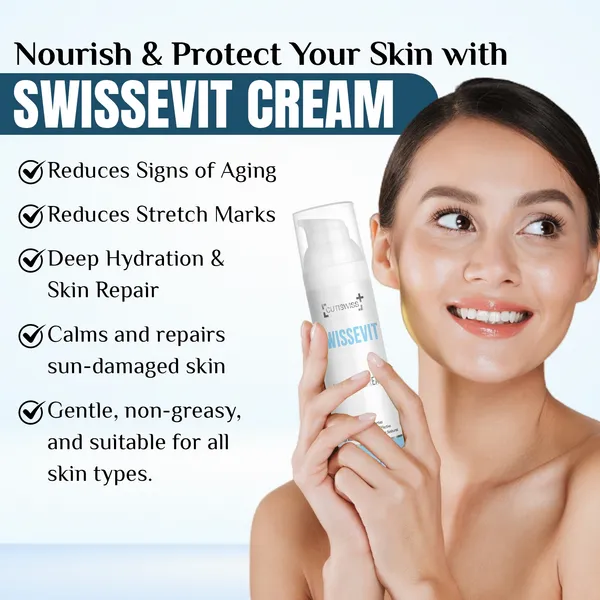 Swissevit_Vitamin_E_Cream_|_With_Goodness_Of_Almond_Oil,_Soya_Oil,_Hyaluronic_Acid,_Ethyl_Ascorbic_Acid,_Allantoin,_&_Vitamin_E_|_Comprehensive_Skin_Nourishment,_Hydration,_And_Repair_For_Soft,_Smooth,_And_Radiant_Skin_|_Rejuvenate_Skin_|_50Gm