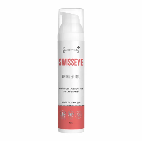 Swisseye_-_Under_Eye_Gel_|_Enriched_With_Glycerin,_Almond_Oil_&_Soya_Oil_|_Targets_Under-Eye_Puffiness,_Dark_Circles,_And_Dryness_|_Lightweight,_Non-Greasy_Gel_To_Rejuvenates_And_Hydrate_Delicate_Under-Eye_Area_For_A_Refreshed_And_Youthful_Look_|_50Gm