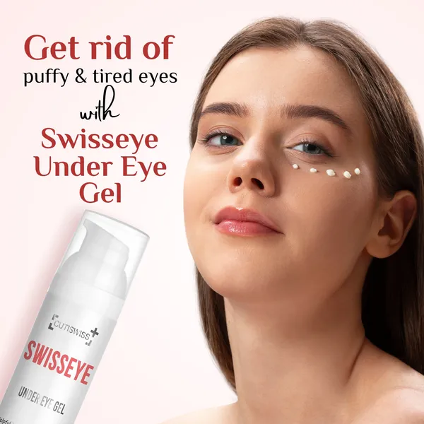 Swisseye_-_Under_Eye_Gel_|_Enriched_With_Glycerin,_Almond_Oil_&_Soya_Oil_|_Targets_Under-Eye_Puffiness,_Dark_Circles,_And_Dryness_|_Lightweight,_Non-Greasy_Gel_To_Rejuvenates_And_Hydrate_Delicate_Under-Eye_Area_For_A_Refreshed_And_Youthful_Look_|_50Gm