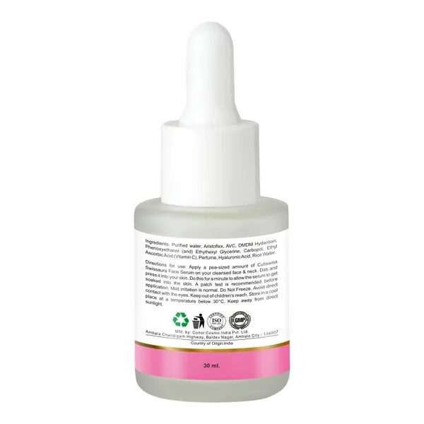 Swissaura_Face_Serum_|_Perfect_Combination_Of_Hyaluronic_Acid_2%,_Vitamin_C_&_Rice_Water_|_For_Hydrated,_Brighter,_And_Healthier_Skin_|_Helps_Fix_Dryness,_Uneven_Skin_Tone_&_Fine_Lines_|_Provides_Skin_With_Essential_Nutrients_And_Antioxidants_|_30Ml