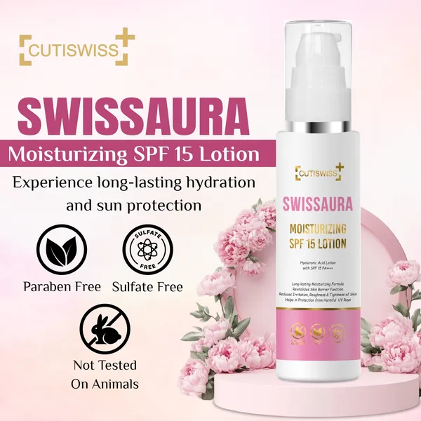 Swissaura_Spf_15_Lotion_|_Spf_15_Face_&_Body_Lotion_|_Combined_Benefits_Of_Hyaluronic_Acid,_Niacinamide,_Shea_Butter,_Macadamia_Oil_&_Spf_15_|_All-Around_Skincare_For_Daily_Hydration,_Nourishment,_And_Protection_|_Helps_Maintain_Skin_Moisture,_Protect_Against_Sun_Damage_&_Promote_Healthy_&_Radiant_Skin_|_100Ml