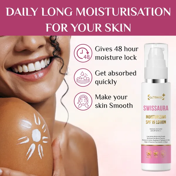 Swissaura_Spf_15_Lotion_|_Spf_15_Face_&_Body_Lotion_|_Combined_Benefits_Of_Hyaluronic_Acid,_Niacinamide,_Shea_Butter,_Macadamia_Oil_&_Spf_15_|_All-Around_Skincare_For_Daily_Hydration,_Nourishment,_And_Protection_|_Helps_Maintain_Skin_Moisture,_Protect_Against_Sun_Damage_&_Promote_Healthy_&_Radiant_Skin_|_100Ml