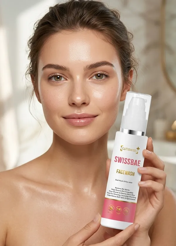 Swissbae_Facewash_|_Premium_Korean_Skincare_Product_Formulated_With_Active_Ingredients_Like_Snail_Mucin,_Rice_Water,_Vitamin_C,_Niacinamide,_Hyaluronic_Acid,_Aloe_Vera_Extract,_And_Allantoin_|_Provides_Deep_Cleansing,_Hydration,_Brightening_&_Youthful_Skin_Benefits_|_Added_Advantages_Of_Soothing_&_Calming_Irritated_Skin_|_100Ml