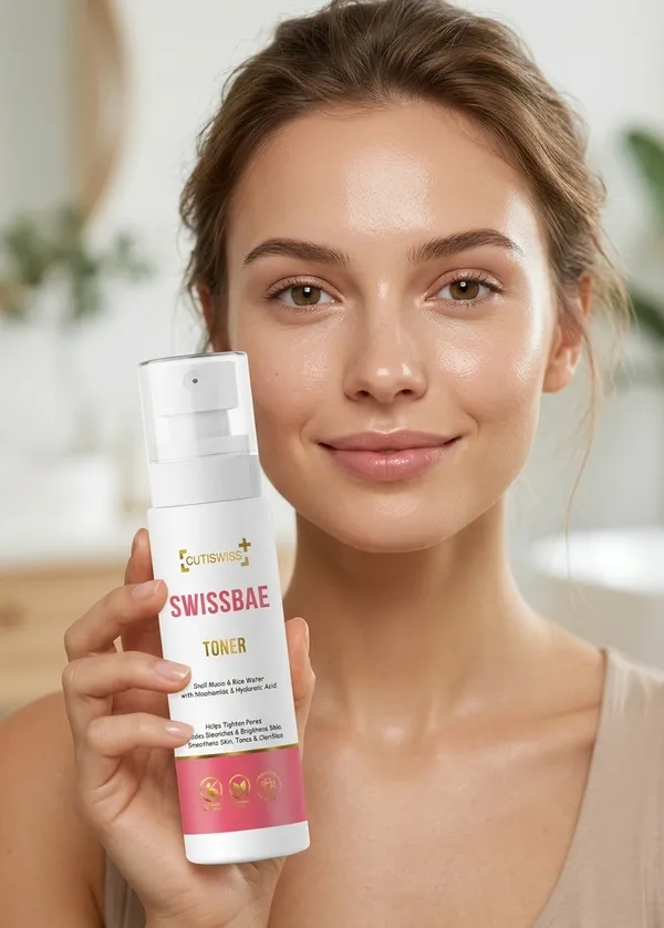 Swissbae_Toner_|_Premium_Korean_Skincare_Product_Formulated_With_Powerful_Ingredients_Like_Snail_Mucin,_Rice_Water,_Vitamin_C,_Niacinamide_&_Hyaluronic_Acid_|_Hydrates,_Brightens_&_Exfoliates_Skin_|_Provides_Soothing_&_Youthful_Benefits_|_Improves_Overall_Skin_Texture,_Leaving_It_Smooth,_Radiant_&_Healthy_|_100_Ml