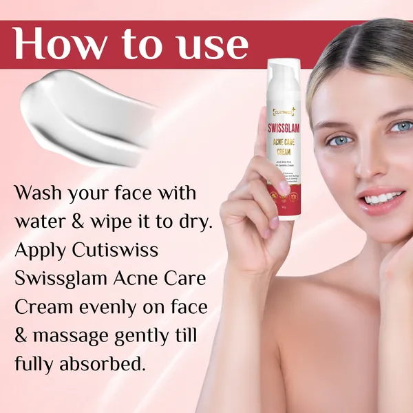 Swissglam_Acne_Care_Cream_|_AHA_BHA_PHA_|_Targets_Acne_Clogged_Pores,_Excess_Sebum,_Bacteria_&_Inflammation_|_Promotes_Skin_Renewal,_Reducing_Pigmentation_&_Restoring_Skin_Health_|_Perfect_Combination_Of_Lactic_Acid,_Niacinamide,_Glycolic_Acid,_Mandelic_Acid,_Centella_Asiatica_Extract,_Glutathione,_Kojic_Acid,_Vitamin_A,_Vitamin_C,_Vitamin_E,_Salicylic_Acid_&_Willow_Bark_Extract_|_50Gm