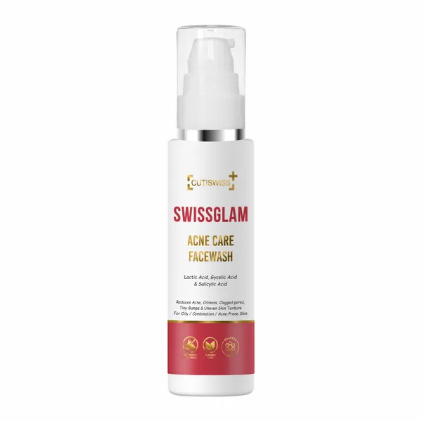 Swissglam_Acne_Care_Facewash_|_Contains_Ingredients_Like_Aloe_Vera_Extract,_Chamomile_Extract,_Papaya_Extract,_Green_Tea_Extract,_Salicylic_Acid,_Benzoyl_Peroxide,_Cucumber_Extract,_Allantoin_&_Vitamin_E_|_Designed_To_Combat_Acne_While_Providing_Additional_Skincare_Benefits_|_For_Smooth,_Radiant_&_Healthy_Skin_|_100Ml
