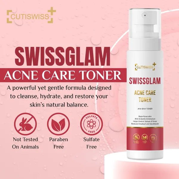 Swissglam_Acne_Care_Toner_|_An_Advanced_Exfoliating_Toner_|_Powerful_Blend_Of_Aha_(Glycolic,_Mandelic,_Lactic_Acid),_Bha_(Salicylic_Acid)_&_Niacinamide,_With_Hyaluronic_Acid_&_Aloe_Vera_Extract_And_Green_Tea_Extract_|_Helps_Treat_&_Prevent_Acne,_Refine_Pores,_Reduce_Hyperpigmentation_&_Hydrates_Skin_|_100Ml