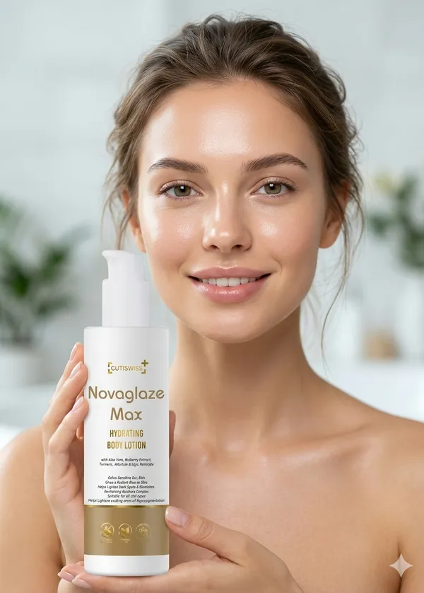 Novaglaze_Max_Is_A_Moisturizing_Lotion_|_With_Goodness_Of_Aloe_Vera,_Mulberry_Extract,_Turmeric,_Allantoin,_Kojic_Palmitate,_Vitamin_E_&_Liquorice_Extract_|_Designed_To_Hydrate,_Brighten,_And_Soothe_Skin,_Benefitting_Overall_Skin_Health_|_200Ml