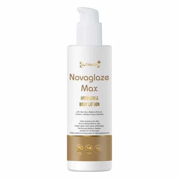 Novaglaze_Max_Is_A_Moisturizing_Lotion_|_With_Goodness_Of_Aloe_Vera,_Mulberry_Extract,_Turmeric,_Allantoin,_Kojic_Palmitate,_Vitamin_E_&_Liquorice_Extract_|_Designed_To_Hydrate,_Brighten,_And_Soothe_Skin,_Benefitting_Overall_Skin_Health_|_200Ml