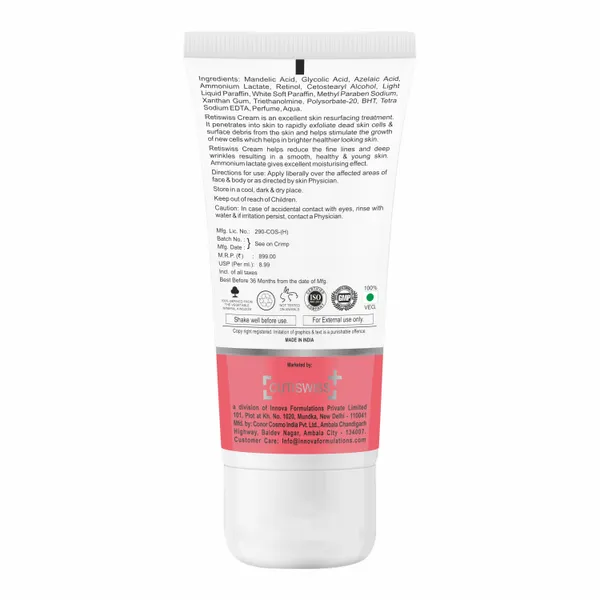 Retiswiss_Cream_|_Retinol,_Mandelic_Acid,_Glycolic_Acid_&_Azelaic_Acid_|_Powerful_Skincare_Formulation_|_Helps_In_Multiple_Skin_Concerns,_Including_Acne,_Pigmentation,_Uneven_Texture_&_Signs_Of_Aging_|_100Ml
