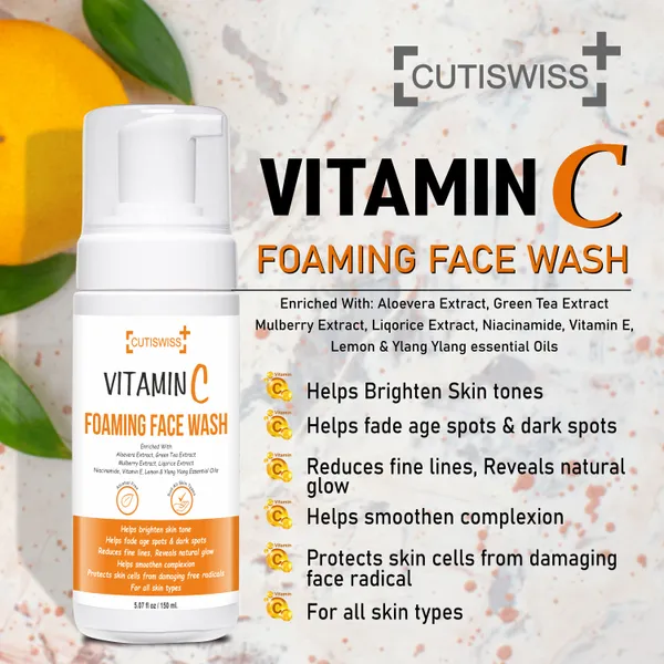 Vitamin_C_Foaming_Face_Wash_|_Enriched_With_Aloe_Vera_Extract,_Green_Tea_Extract,_Mulberry_Extract,_Liquorice_Extract,_Niacinamide,_Vitamin_E,_Lemon_Essential_Oil,_Ylang_Ylang_Essential_Oil,_Neem_Extract,_And_D-Panthenol_|_Designed_To_Provide_Deep_Cleanse,_Nourishment_&_Revitalizing_Skin_Combines_Potent_Antioxidants,_Hydrating_Agents_&_Soothing_Ingredients_To_Promote_Healthy_&_Glowing_Skin_150_Ml