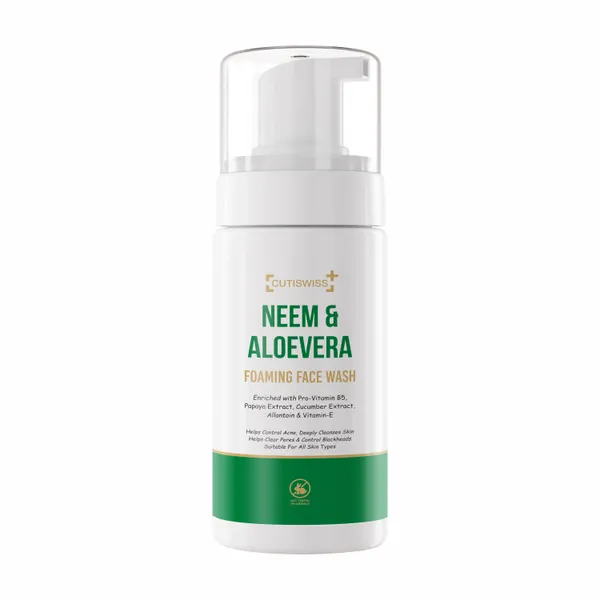 Neem_&_Aloe_Vera_Foaming_Facewash_|_Contains_Neem_Leaf_Extract,_Aloe_Vera_Extract,_Vitamin_E,_Pro-Vitamin_B5_(D-Panthenol),_Papaya_Extract,_Cucumber_Extract_&_Allantoin_|_Designed_To_Cleanse,_Purify,_And_Nourish_The_Skin_|_Ideal_For_Daily_Use_To_Maintain_Clear,_Refreshed_&_Radiant_Skin_|_Addresses_Common_Issues_Like_Acne,_Dullness,_And_Irritation_|_150_Ml