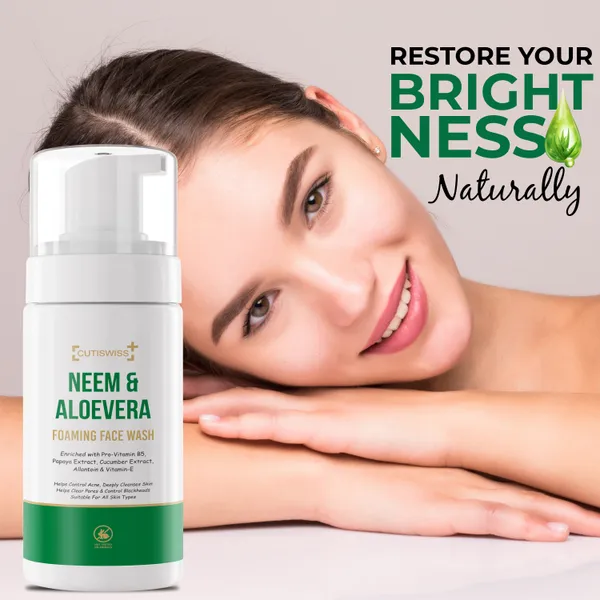 Neem_&_Aloe_Vera_Foaming_Facewash_|_Contains_Neem_Leaf_Extract,_Aloe_Vera_Extract,_Vitamin_E,_Pro-Vitamin_B5_(D-Panthenol),_Papaya_Extract,_Cucumber_Extract_&_Allantoin_|_Designed_To_Cleanse,_Purify,_And_Nourish_The_Skin_|_Ideal_For_Daily_Use_To_Maintain_Clear,_Refreshed_&_Radiant_Skin_|_Addresses_Common_Issues_Like_Acne,_Dullness,_And_Irritation_|_150_Ml