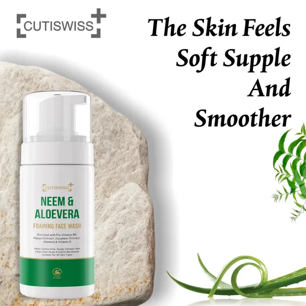 Neem_&_Aloe_Vera_Foaming_Facewash_|_Contains_Neem_Leaf_Extract,_Aloe_Vera_Extract,_Vitamin_E,_Pro-Vitamin_B5_(D-Panthenol),_Papaya_Extract,_Cucumber_Extract_&_Allantoin_|_Designed_To_Cleanse,_Purify,_And_Nourish_The_Skin_|_Ideal_For_Daily_Use_To_Maintain_Clear,_Refreshed_&_Radiant_Skin_|_Addresses_Common_Issues_Like_Acne,_Dullness,_And_Irritation_|_150_Ml