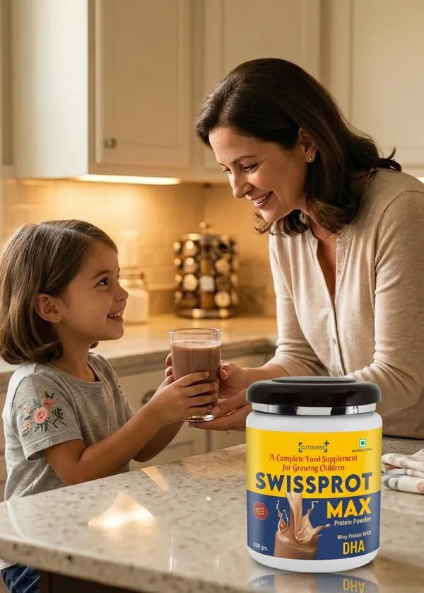 Swissprot_Max_Protein_Powder_|_Overall_Development_Supplement_For_Children_|_Enriched_With_Protein,_Dha,_Multivitamins,_Multiminerals_&_Antioxidants_|_Supports_Growth,_Immunity_&_Brain_Development_|_Delicious_Chocolate_Flavour_|_200_Gm