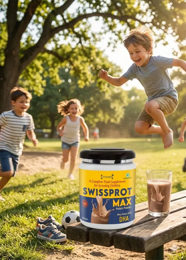 Swissprot_Max_Protein_Powder_|_Overall_Development_Supplement_For_Children_|_Enriched_With_Protein,_Dha,_Multivitamins,_Multiminerals_&_Antioxidants_|_Supports_Growth,_Immunity_&_Brain_Development_|_Delicious_Chocolate_Flavour_|_200_Gm