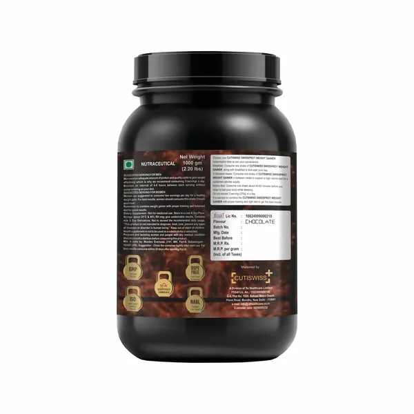 Swissprot_Weight_Gainer_|_Chocolate_Flavour_|_For_Those_Who_What_To_Gain_Weight_|_High_Calorie_Gainer_Powder_|_Protein_&_Carb_Blend_For_Muscle_&_Weight_Gain_|_Gym_&_Fitness_Nutrition_Supplement_For_Men_|_1000_Gm