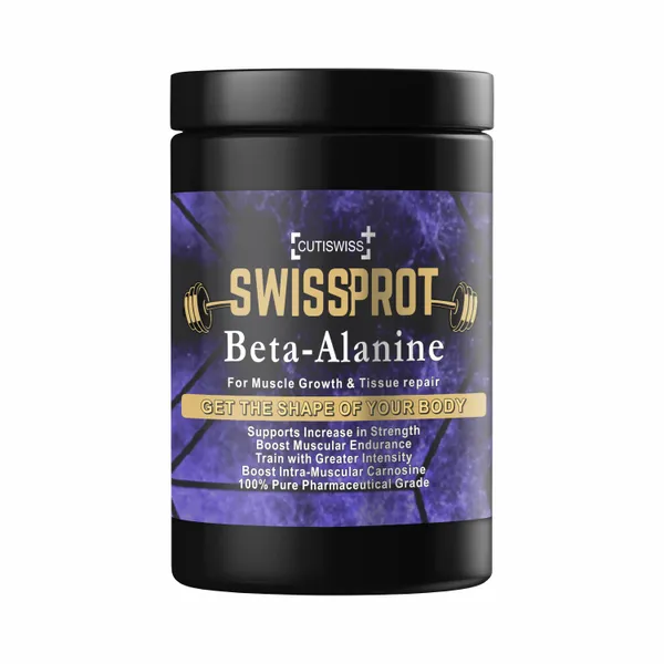 Swissprot_Beta_Alanine_Powder_|_Unflavoured_|_Amino_Acid_Supplement_For_Stamina_&_Workout_Performance_|_Supports_Endurance,_Performance_&_Muscle_Recovery_|_High_Purity_Formula_|_Pre_Workout_Support_&_Men_|_300_G
