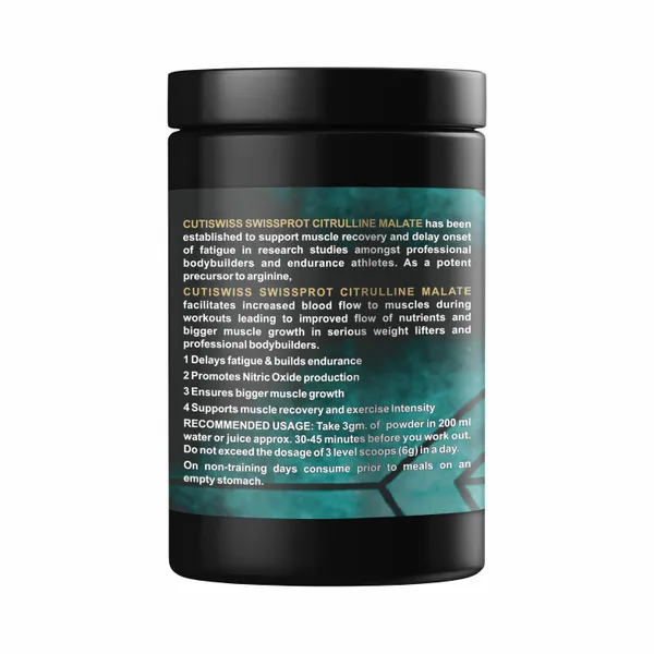 Swissprot_Citrulline_Malate_Powder_|_Unflavoured_|_Amino_Acid_Supplement_For_Nitric_Oxide_Boost_|_Boosts_Endurance,_Blood_Flow,_Stamina_&_Muscle_Pump_|_Pre_Workout_Support_For_Men_|_300_G