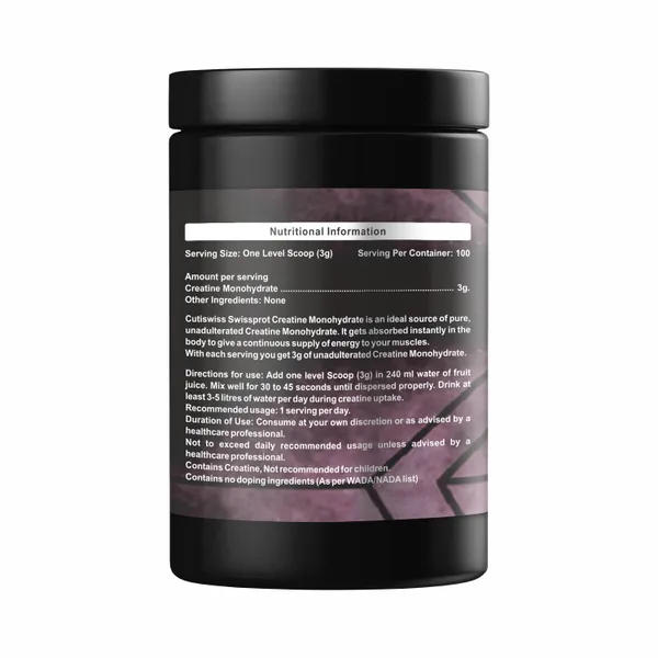 Swissprot_Creatine_Monohydrate_Powder_|_Unflavoured_|_Micronized_Creatine_Supplement_For_Strength,_Power,_Muscle_Growth_&_Performance_|_Pre_&_Post_Workout_|_Gym_Supplement_For_Men_|_300G