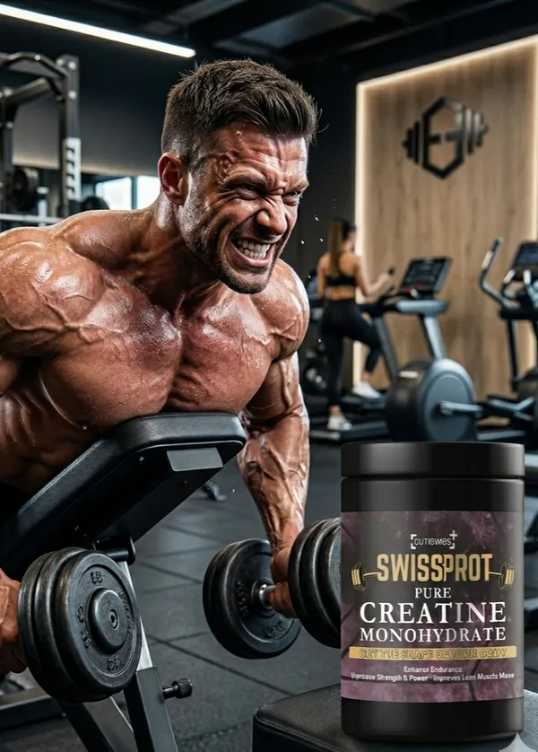 Swissprot_Creatine_Monohydrate_Powder_|_Unflavoured_|_Micronized_Creatine_Supplement_For_Strength,_Power,_Muscle_Growth_&_Performance_|_Pre_&_Post_Workout_|_Gym_Supplement_For_Men_|_300G