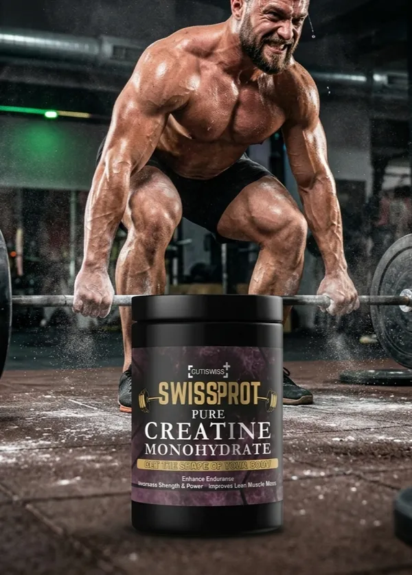 Swissprot_Creatine_Monohydrate_Powder_|_Unflavoured_|_Micronized_Creatine_Supplement_For_Strength,_Power,_Muscle_Growth_&_Performance_|_Pre_&_Post_Workout_|_Gym_Supplement_For_Men_|_300G