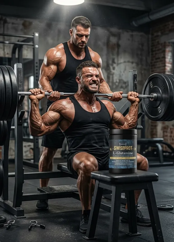 Swissprot_L-Glutamine_Powder_|_Unflavoured_|_Amino_Acid_Supplement_|_Supports_Muscle_Recovery,_Gut_Health_&_Immunity_|_For_Faster_Muscle_Recovery,_Reduces_Fatigue_&_Aids_Performance_|_Post_Workout_Supplement_For_Men_|_300G