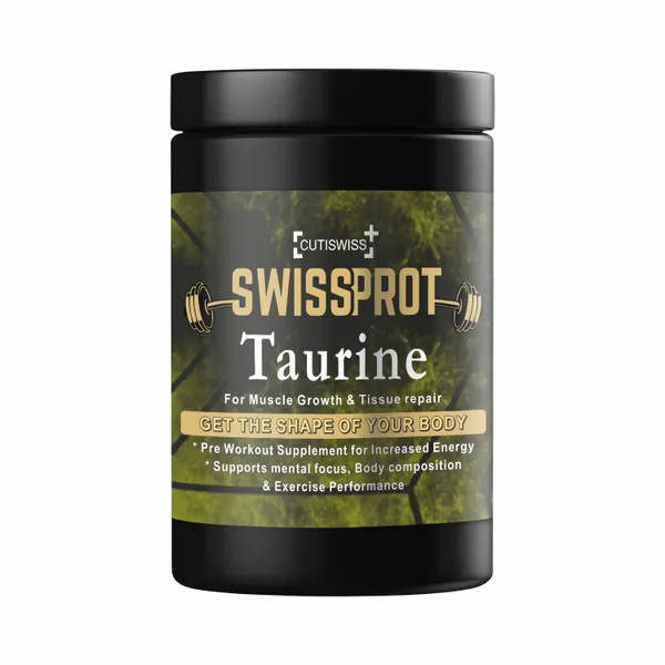 Swissprot_Taurine_Powder_|_Unflavoured_|_Amino_Acid_Supplement_For_Energy,_Stamina_&_Hydration_|_Supports_Energy,_Endurance_&_Workout_Performance_|_Fitness_Supplement_|_Pre_&_Intra_Workout_Support_For_Men_|_300G