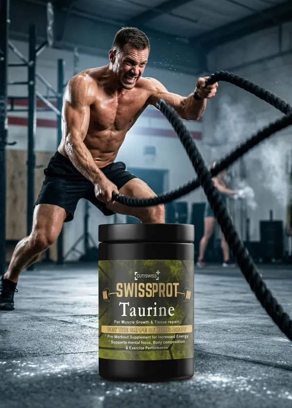 Swissprot_Taurine_Powder_|_Unflavoured_|_Amino_Acid_Supplement_For_Energy,_Stamina_&_Hydration_|_Supports_Energy,_Endurance_&_Workout_Performance_|_Fitness_Supplement_|_Pre_&_Intra_Workout_Support_For_Men_|_300G
