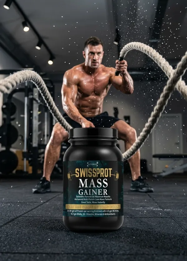 Swissprot_Mass_Gainer_|_Vanilla_Kulfi_Flavour_|_High_Protein_&_Carbohydrate_Formula_For_Fast_Muscle_Gain_|_Protein_&_Carb_Blend_For_Muscle_Growth_|_Gym_Supplement_For_Men_|_Fitness_Nutrition_Powder_|_1000_Gm