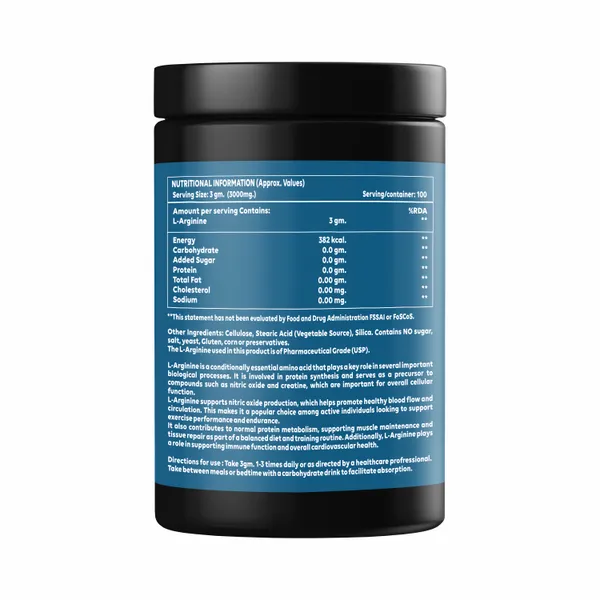 L-Arginine_Powder_|_Unflavoured_|_Pure_Amino_Acid_Supplement_|_Supports_Nitric_Oxide_Production,_Blood_Flow_&_Workout_Performance_|_For_Muscle_Pump_&_Endurance_|_Pre_Workout_Support_For_Women_|_300G
