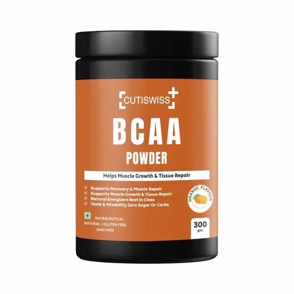 Bcaa_Powder_|_Orange_Flavour_|_Branched_Chain_Amino_Acids_Supplement_|_Supports_Muscle_Recovery,_Endurance_&_Workout_Performance_|_Amino_Acid_Supplement_For_Stamina_&_Lean_Muscle_Support_|_Intra_Workout_Drink_For_Women_|_300G