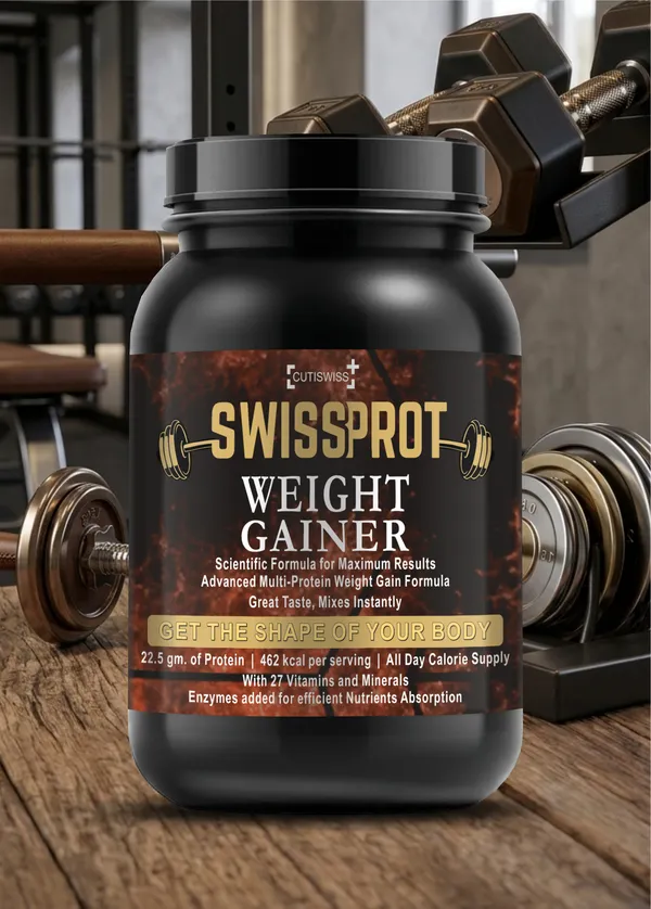 Swissprot_Weight_Gainer_|_Chocolate_Flavour_|_For_Those_Who_What_To_Gain_Weight_|_High_Calorie_Gainer_Powder_|_Protein_&_Carb_Blend_For_Muscle_&_Weight_Gain_|_Gym_&_Fitness_Nutrition_Supplement_For_Men_|_1000_Gm