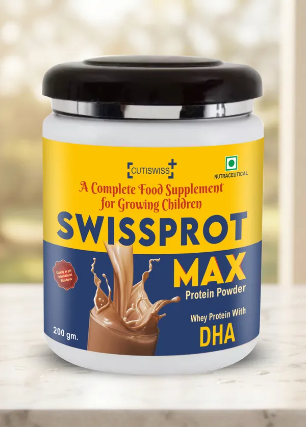 Swissprot_Max_Protein_Powder_|_Overall_Development_Supplement_For_Children_|_Enriched_With_Protein,_Dha,_Multivitamins,_Multiminerals_&_Antioxidants_|_Supports_Growth,_Immunity_&_Brain_Development_|_Delicious_Chocolate_Flavour_|_200_Gm