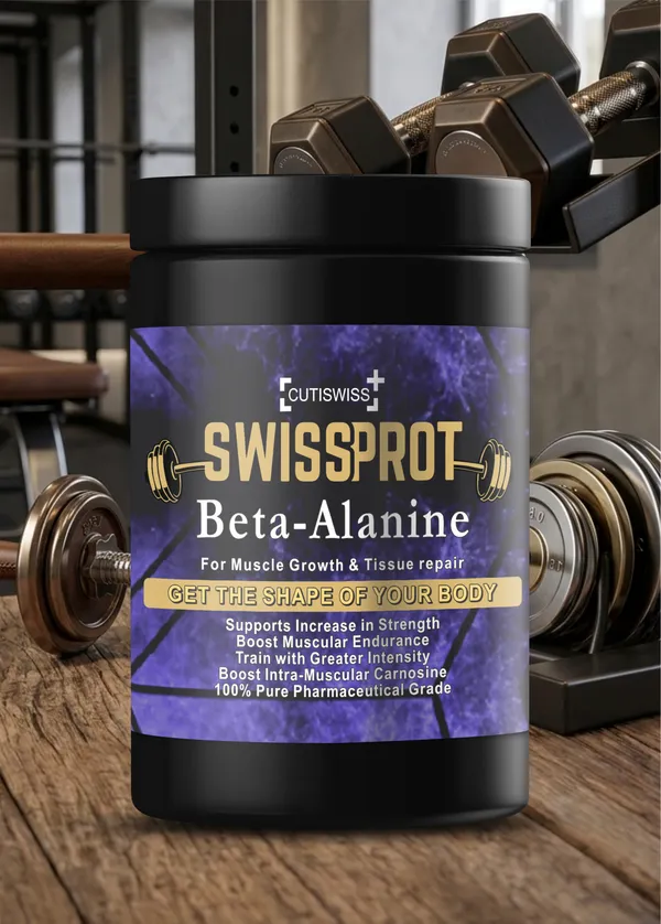 Swissprot_Beta_Alanine_Powder_|_Unflavoured_|_Amino_Acid_Supplement_For_Stamina_&_Workout_Performance_|_Supports_Endurance,_Performance_&_Muscle_Recovery_|_High_Purity_Formula_|_Pre_Workout_Support_&_Men_|_300_G