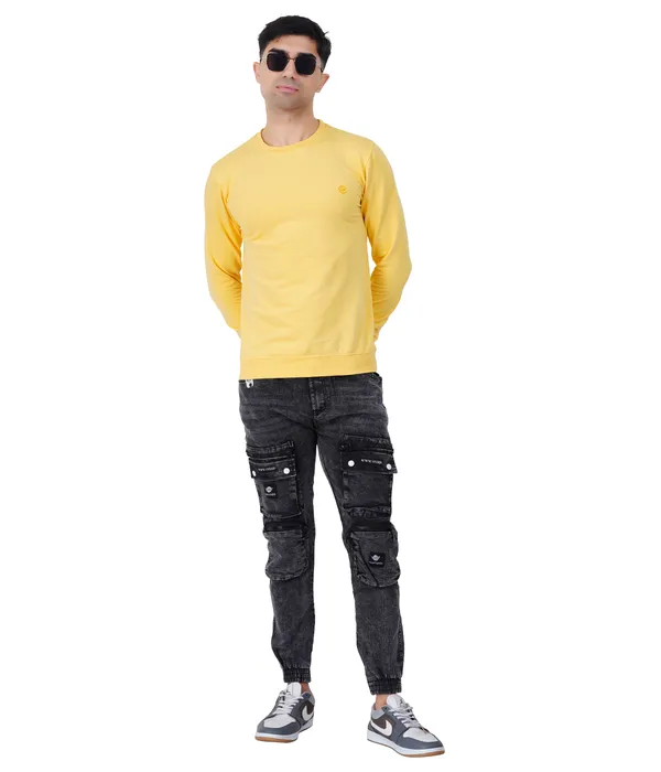Lemon_Yellow_Plain_Sweatshirt