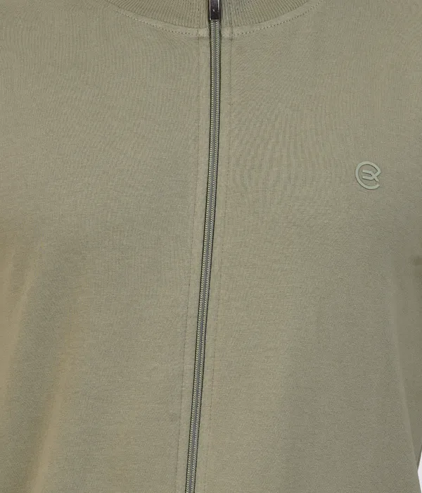 Olive_Green_High_Neck_Zipper