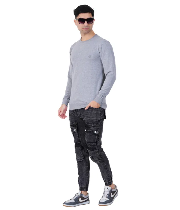 Grey_Melange_Plain_Sweatshirt