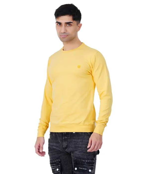 Lemon_Yellow_Plain_Sweatshirt