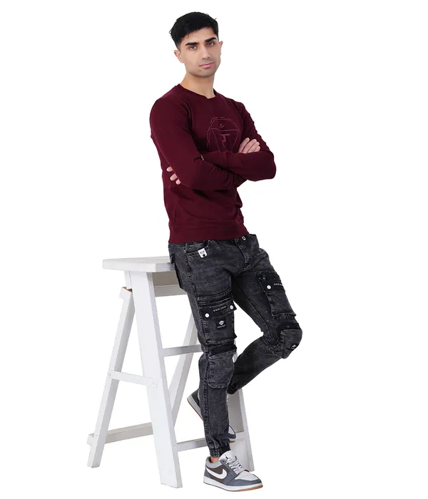 Circle_Printed_Red_Wine_Sweatshirt