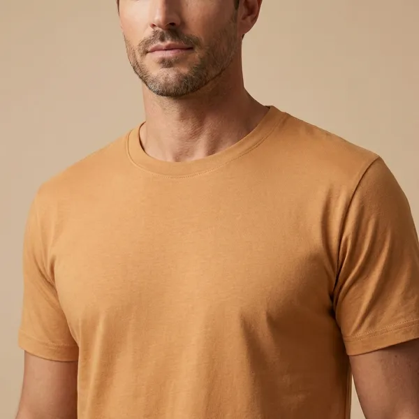 Gold_Pima_Cotton_Interlocked_Crew_Neck