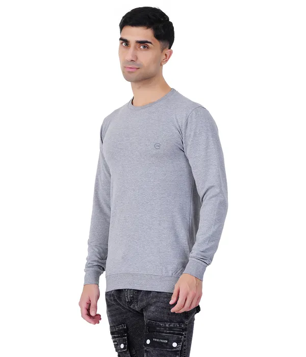 Grey_Melange_Plain_Sweatshirt