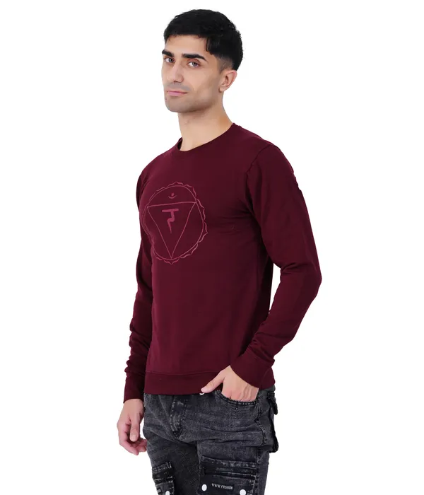 Circle_Printed_Red_Wine_Sweatshirt