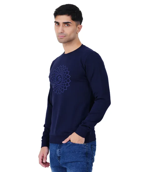 Om_Printed_Navy_Blue_Sweatshirt