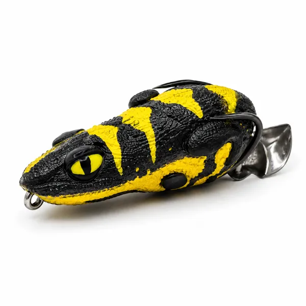 IZZAWA_Godzilla_Handmade_Frog_Lure_8cm_15g_-_Black_Yellow_Tiger_|_Pack_of_1