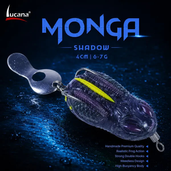 Lucana_Monga_Handmade_Frog_Lure_4cm_6-7g_|_Shadow_|_Weedless_Topwater_Frog