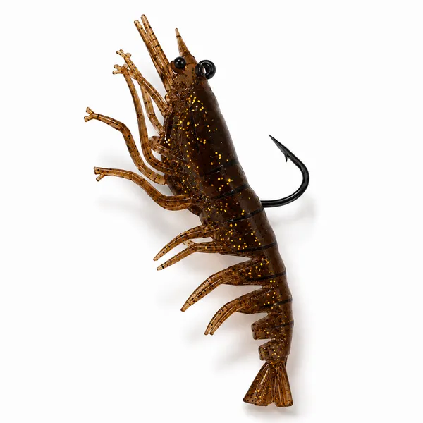 IZZAWA_Glimick_Shrimp_Lure_Brown_11cm_12g_–_Pack_of_1