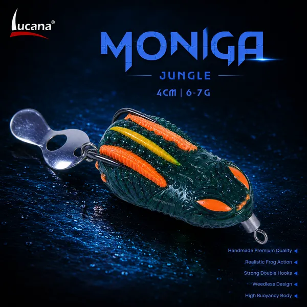 Lucana_Monga_Handmade_Frog_Lure_4cm_6-7g_|_Jungle_|_Weedless_Topwater_Frog