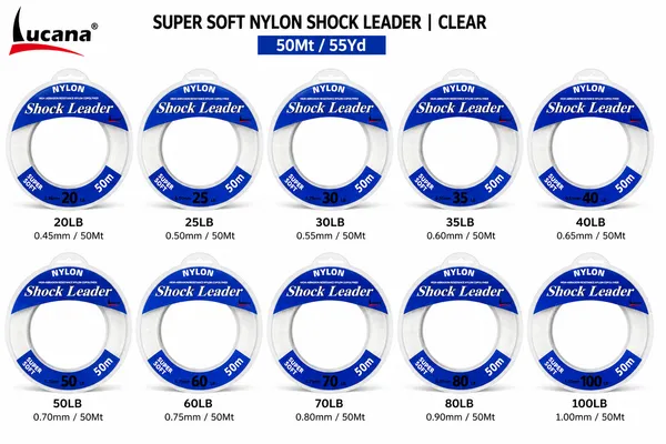 Lucana_Super_Soft_Nylon_Shock_Leader_50Mt