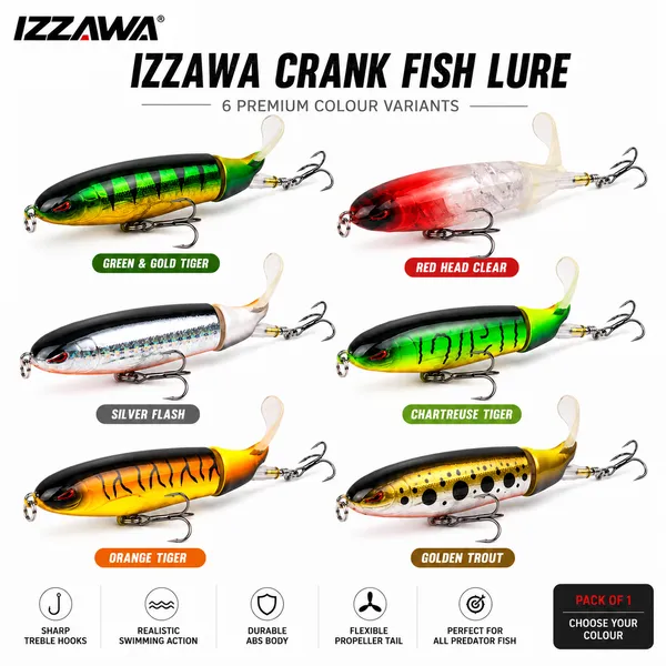 IZZAWA_Pencil_Propeller_Lure_-_Golden_Trout_|_Pack_of_1
